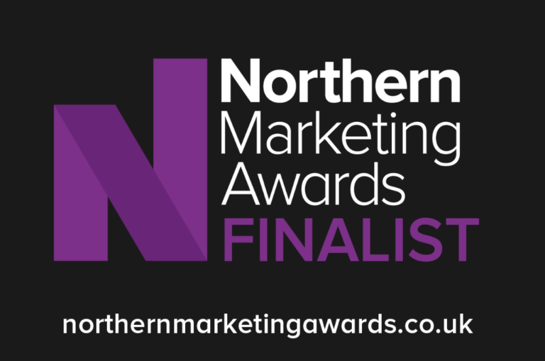 Northern Marketing Awards finalist badge