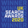 Aqueous Digital UK Search Awards Winners Badge 2020 Home page