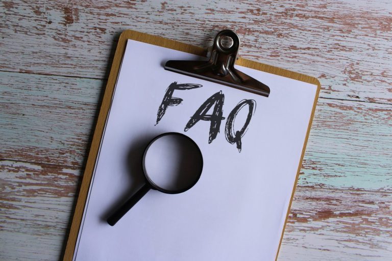 Frequently Asked Questions Clipboard